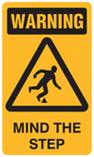 Warning - Mind the Step
